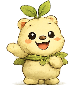 Sprout mascot waving hello
